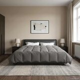  Ljetni pokrivač Svijetlo siva 220 x 260 cm Mikrovlakna | Eponuda.ba