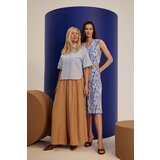 Marisse Beige Viscose Wide-Leg Trousers | ePonuda.com