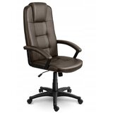 Sofotel 402C-DARK-BROWN ergonomska pisarniška stolica iz eko usnja – temno rjava | Shoptok.si
