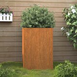 Maison Chic Cvetlično korito - Cvetlični Lonec 42x38x75 cm corten jeklo, (21789840) | Shoptok.si