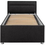 Livetastic OBLAZINJENA POSTELJA 90 cm x 200 cm , les, kovina, umetna masa, tekstil antracit Slike