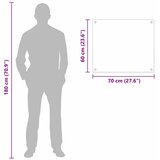  Kuhinjski zid Mlijeko 70 x 60 cm Staklo otporno na udarce | shoptok.hr