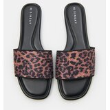 Sinsay Ravne natikače s leopard uzorkom i dekorativnim nitnama Slike