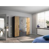 Rauch Möbel omara s klasičnimi vrati, siva, hrast artisan | Shoptok.si