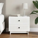  Noćni ormar s ladicama Bijela visokog sjaja 62 x 34,5 x 47,5 cm | Eponuda.ba