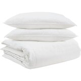 vidaXL Komplet odej z blazino 3 pcs Bela Perje, (5000148462) | Shoptok.si