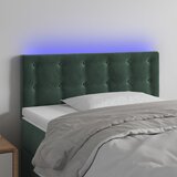  The Living Store LED posteljno vzglavje temno zeleno 90x5x78/88 cm žamet - LED Vzglavje, (21487972) Cene