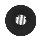 Blumfeldt Heat Disc, okrogli nastavek za žar z rešetko za žar, O 57 cm, jeklo, črna barva