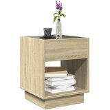  Stolić s beskonačnim LED svjetlima boja hrasta 40x40x50 cm | shoptok.hr