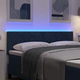  LED glava kreveta Plava 160 cm tkanina | shoptok.hr