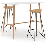  3-dijelni barski set bijeli | shoptok.hr