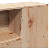 vidaXL Knjižna postelja brez vzmetnice 120x190 cm trdna borovina | Shoptok.si
