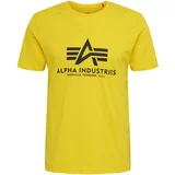 Alpha Industries Majica žuta / crna