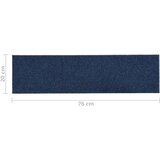 vidaXL Samoljepljivi otirači za stepenice 15 kom 76 x 20 cm plavi | shoptok.hr
