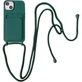 INORCO Zaščitna torbica za iPhone 14 Case Tekoči silikonski ovitek za telefon proti padcu z režo za kartice, trak, (22036163) Cene