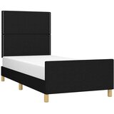  Okvir za krevet bez madraca crni 90x200cm od tkanine | shoptok.hr