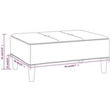  Stolček za noge črn 78x56x32 cm blago, (20818664) | Shoptok.si