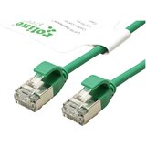 Roline green 21443336 RJ45 omrežni kabel\, Patch kabel CAT 6a U/FTP 3.00 m zelena 1 kos, (20630751) | Shoptok.si