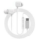 Oem Jaym, Žične ušesne slušalke USB-C z mikrofonom in daljinskim upravljalnikom, Bela, (5000228732) | Shoptok.si