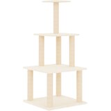  Penjalica za mačke sa stupovima za grebanje krem 111 cm | shoptok.hr