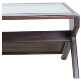 Light & Living Stolić za kavu sa staklenom pločom stola u tamnoj prirodnoj boji 70x112 cm Yuki – | shoptok.hr