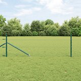 vidaXL šesterokotna ograja zelena 0,4x100 m jeklo | Shoptok.si