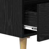 vidaXL Noćni ormar Crni hrast 40 x 35 x 47.5 cm Konstruirano drvo | shoptok.hr