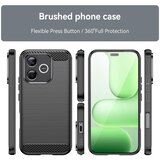 Techsuit Carbon Silicone maska za Honor 600 Lite – crna | shoptok.hr