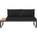  4dijelna vrtna kutna garnitura s jastucima od aluminija i WPC-a | shoptok.hr