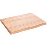 vidaXL Zidna polica svjetlosmeđa 40 x 30 x 2 cm od obrađene hrastovine Cijene
