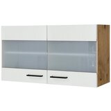 Flex-Well Kuhinjska Zgornja Omarica Avila, Magnolija, Barva Hrasta | Shoptok.si
