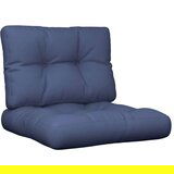  Set jastuka za palete modri 60 x 40 x 12 cm od tkanine | shoptok.hr