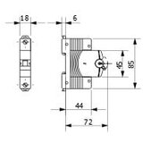 GEWISS automatski osigurač GW92006 MT60 10A, c kriva 6kA beli Cene