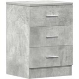  Noćni ormarići 2 kom boja betona 38x35x56 cm konstruirano drvo | shoptok.hr