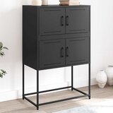  Komoda crna 68,5 x 38,5 x 107 cm čelična | shoptok.hr