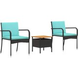  Vrtni set Crna poliratan | shoptok.hr