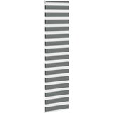 vidaXL Zebra senčilo temno sivo 65x200 cm tkanina širina 60,9 cm | Shoptok.si