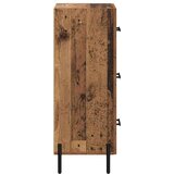 vidaXL Strani šal Star les 34 x 34.5 x 90 cm Konstruiran les | Shoptok.si