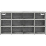  Ormar za cipele Beton siva 103 x 30 x 51 cm Konstruirano drvo | Eponuda.com