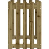 vidaXL Vrtna visoka greda z ograjico 100x50x70 cm impreg. borovina | Shoptok.si