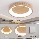  Brilagi - LED plafonsko svetlo FALCON WOOD MODERN LED/40W/230V prečnik 60 cm drvo Slike