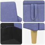 SOFA s pohranom Traper plava 72 x 78 x 87 cm Poliester | Shoptok.si