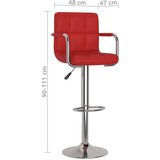  Barski stolčki 2 kosa vinsko rdeče umetno usnje, (20817406) | Shoptok.si