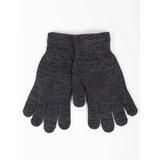 Yoclub Woman's Women'S Basic Gray Gloves RED-MAG2K-0050-006 Cene'.'