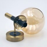  Zidna svetiljka ROLLO 1xE14/5W/230V zlatna/zadimljeno bež | Eponuda.com