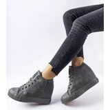 Big Star Gray wedge sneakers | shoptok.hr