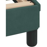  Posteljni okvir brez vzmetnice temno zelen 140x190 cm žamet | Shoptok.si