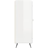  Komoda sjajna bijela 69,5x34x90 cm od konstruiranog drva | shoptok.hr