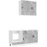  Kuhinjska jedinica PORTO 5 pcs Betonska siva Konstruirano drvo | Eponuda.ba