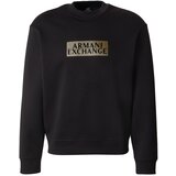 Armani Exchange Sweater majica zlatna / crna Cijene